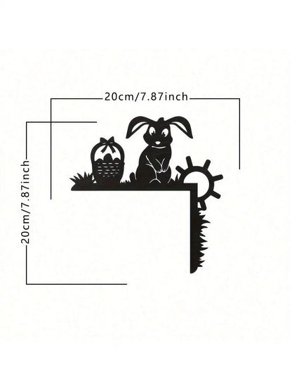 1pc Modern Metal Toilet Door Sign