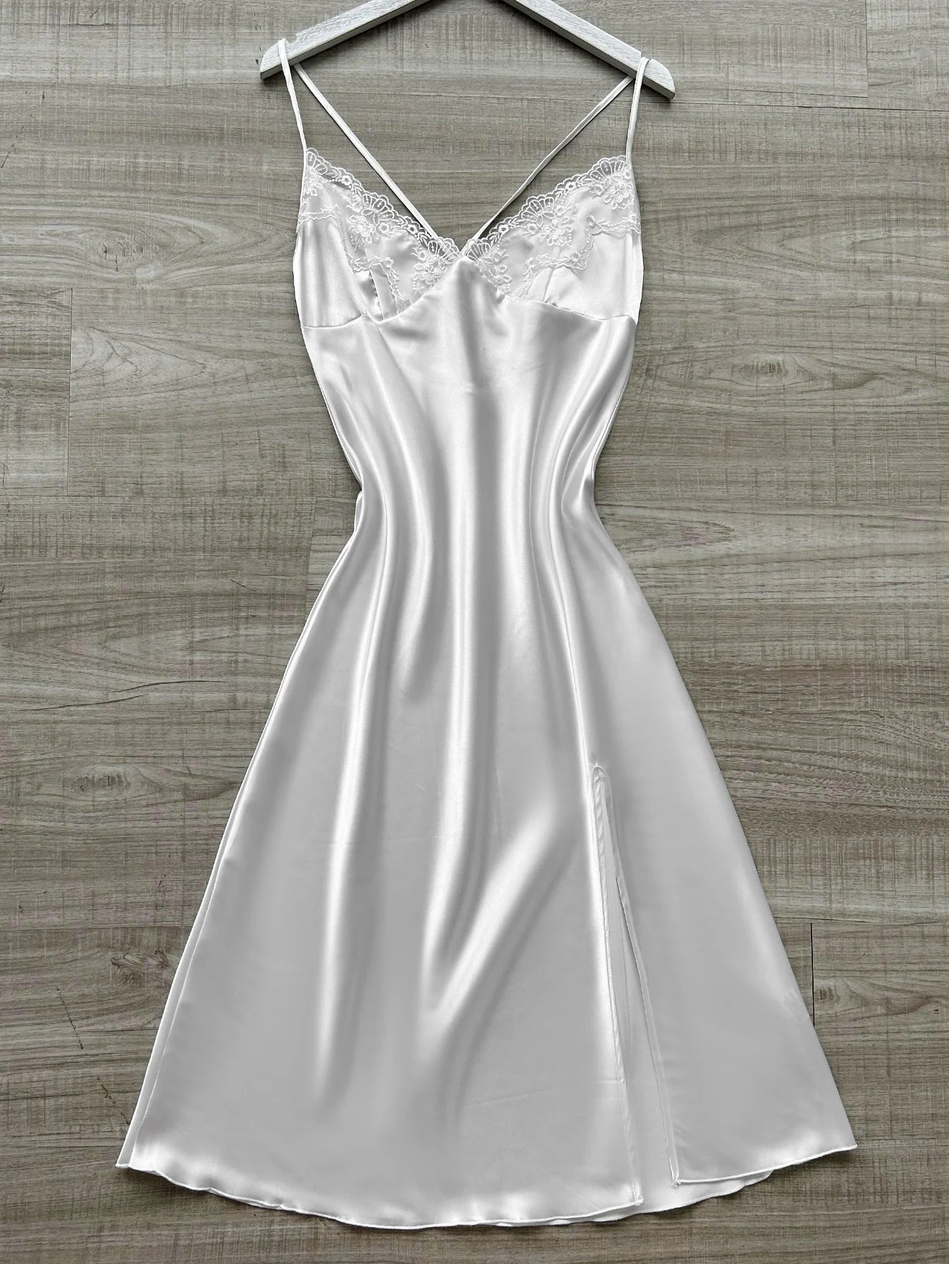 Sexy slit sexy lace patchwork Pyjama