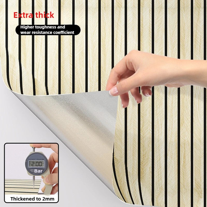 Thick Brown Grid Peel and Stick Wallpaper Home Decoration
