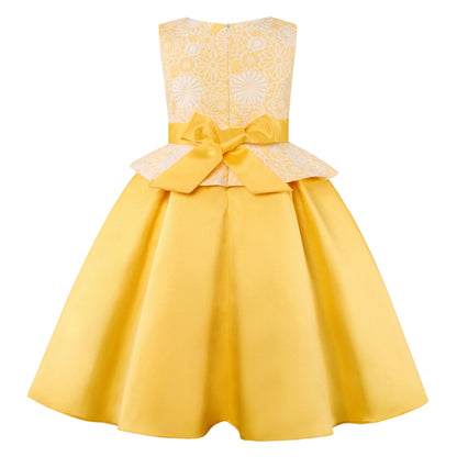 Bow Princess Cute Flower evening dress