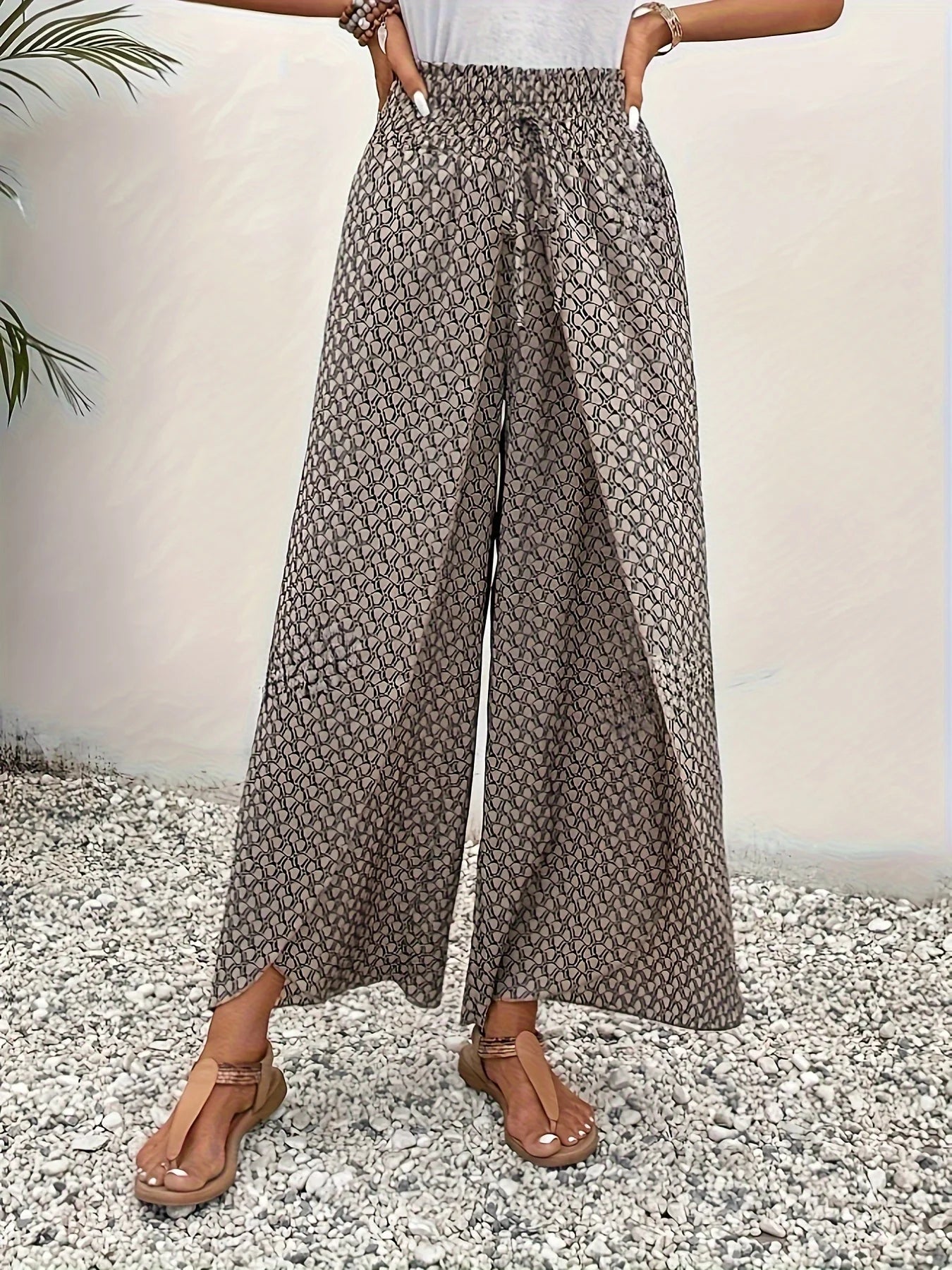 Elegant Casual Wide Legs Pants