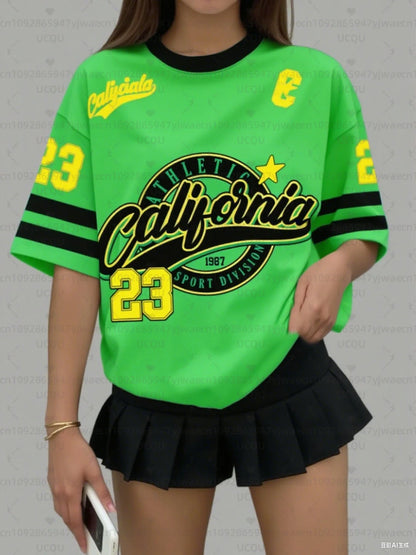 Sports Jersey California Short Sleeve T-Shirt