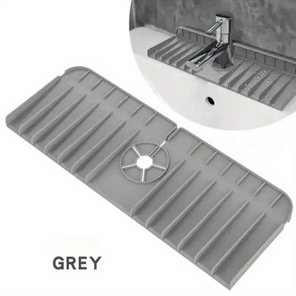 Silicone Faucet Mat Dish Soap Sponge Holder Sink