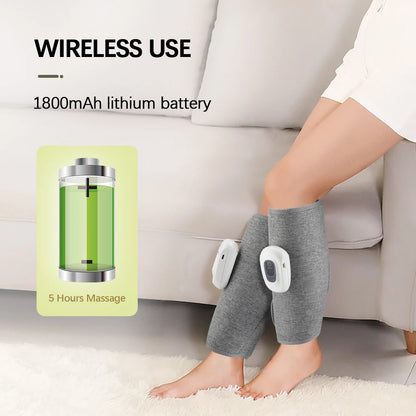Wireless Rechargeable 360 Air Pressure Calf Arm Massager