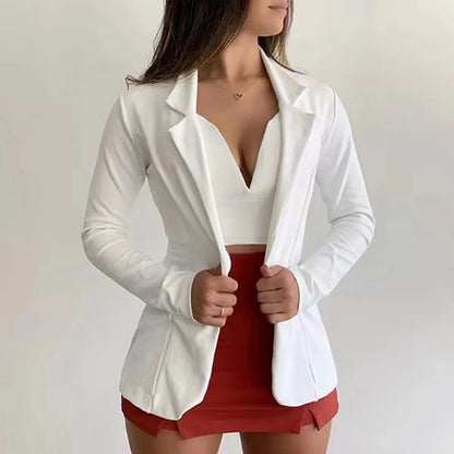 long sleeved slim office casual Jacket