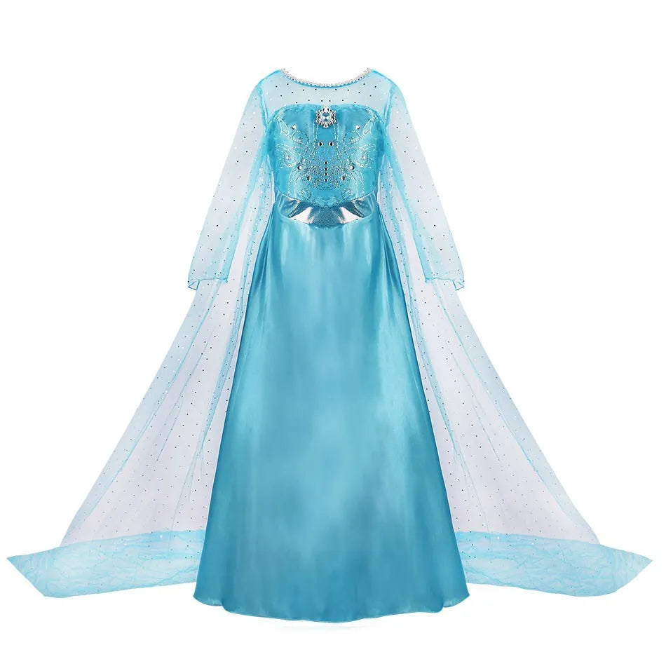 Elsa Anna Jasmine Rapunzel Pageant Cosplay Costume