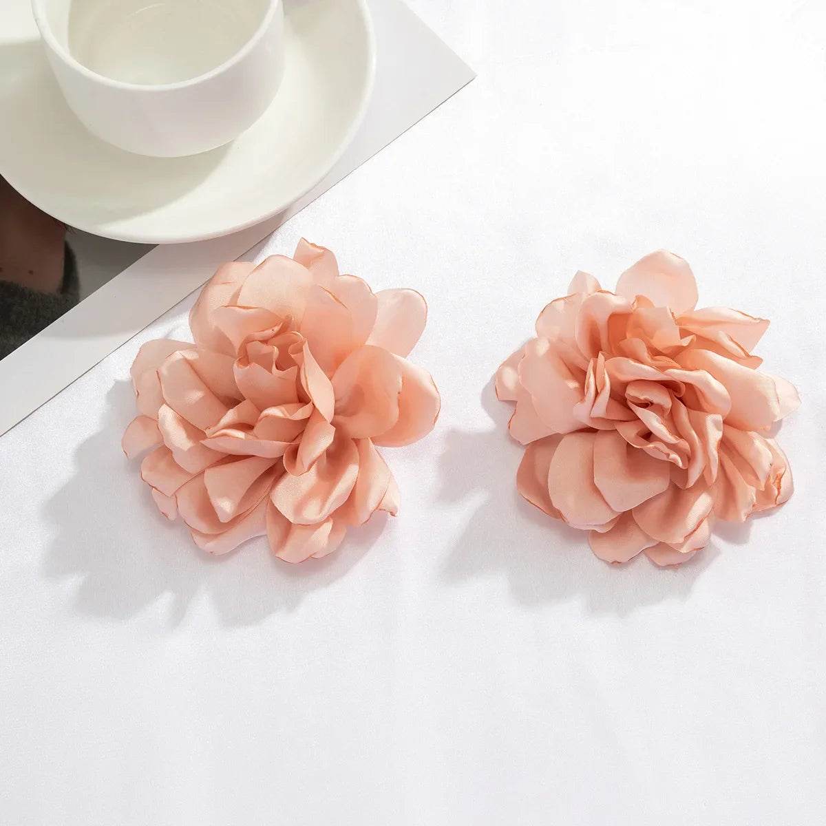 Exaggerated Big Flower Stud Earrings