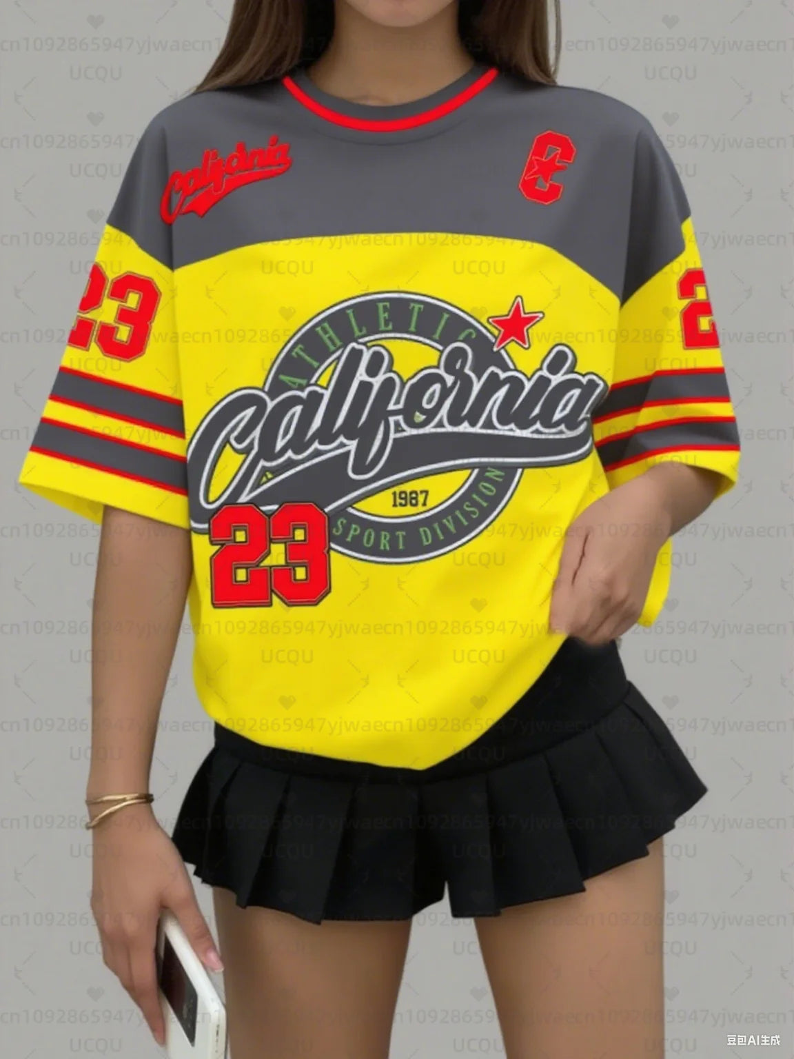 Sports Jersey California Short Sleeve T-Shirt