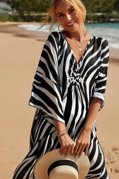 Kaftan Swimsuit Cover Up Oversized Long Beach Dress