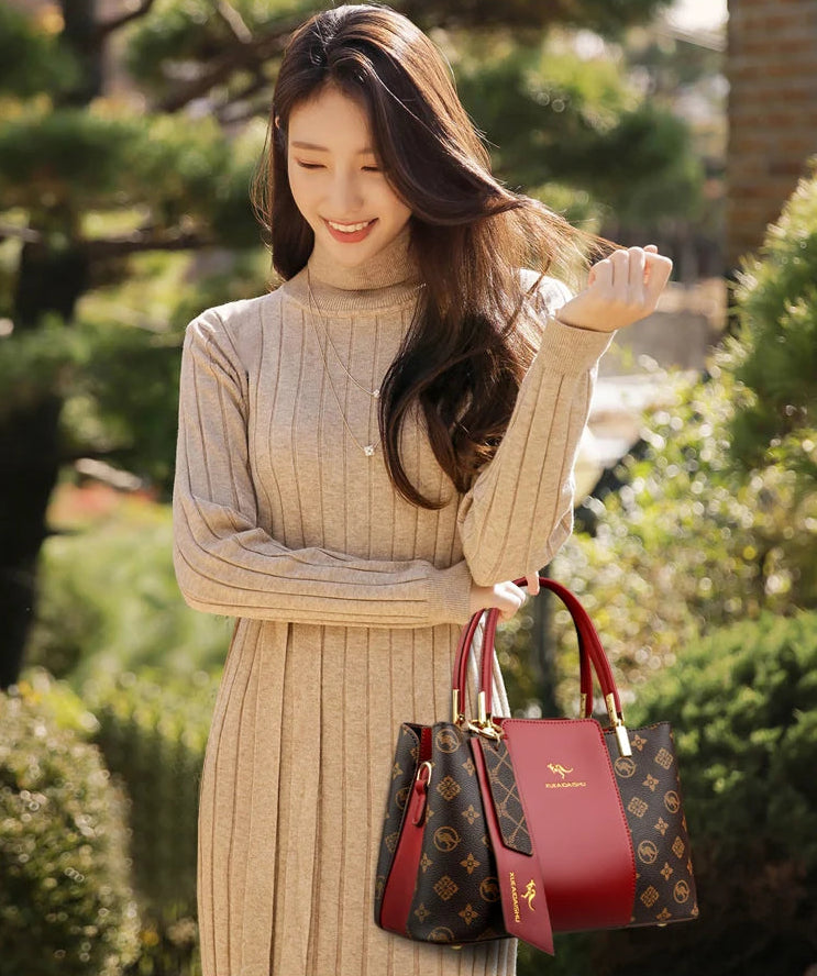 Soft Leather Shoulder Crossbody Bag