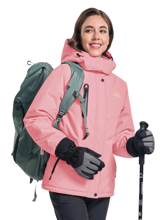 Fleece Lined Hooded Parka Jacket