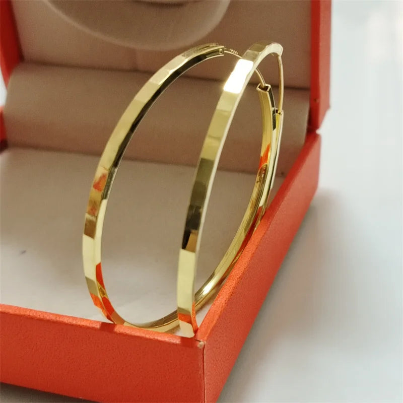 Senlissi 18K Gold Plated Hoop Earrings