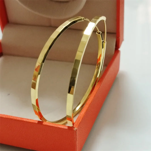 Senlissi 18K Gold Plated Hoop Earrings