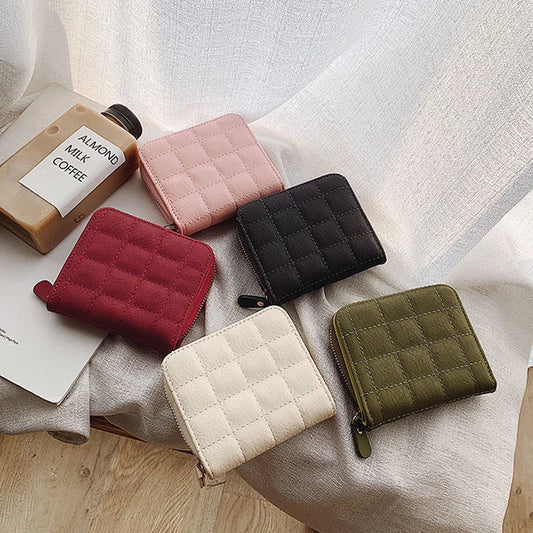 Small Compact Zipper Coin Wallets