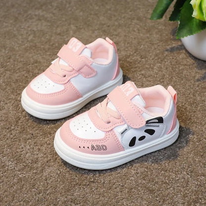 Running Footwear PU Leather Toddler Sneakers