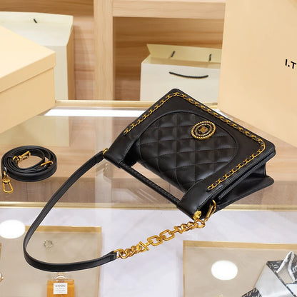 genuine leather underarm bag