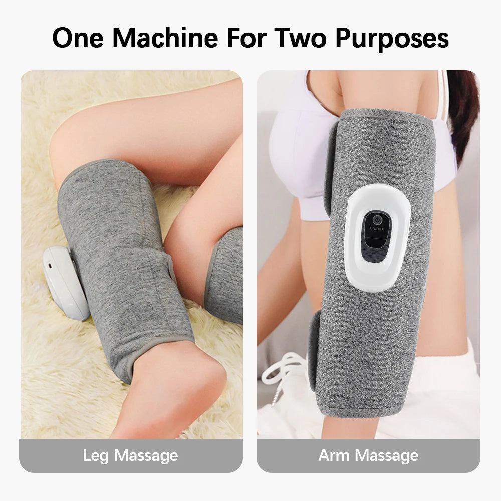 Wireless Rechargeable 360 Air Pressure Calf Arm Massager