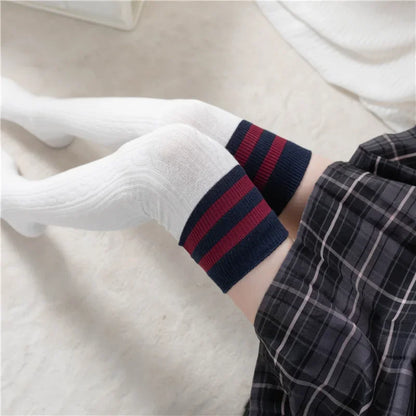 Over Knee Knit Socks f