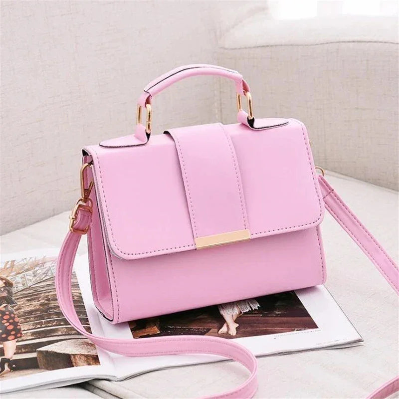 PU Leather Small Flap Crossbody  Bag