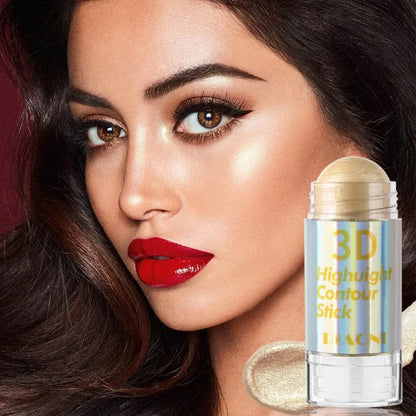 6 Colors 3D Face Brighten Highlighter Bar Cosmetic Face Contour