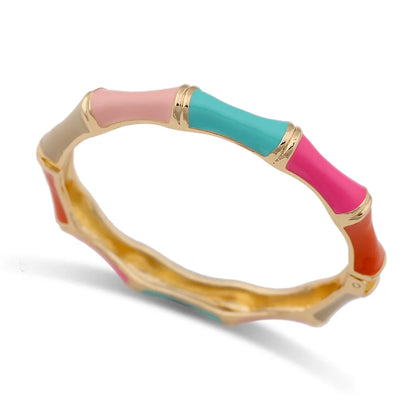 Hip Hop Drip Oil Cuff Geometric Bracelet