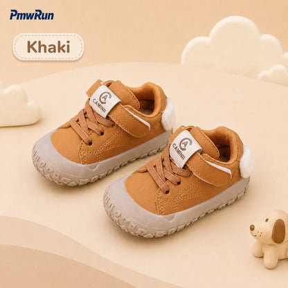Cute Sport PU Leather Waterproof Running Footwear Toddler Sneakers