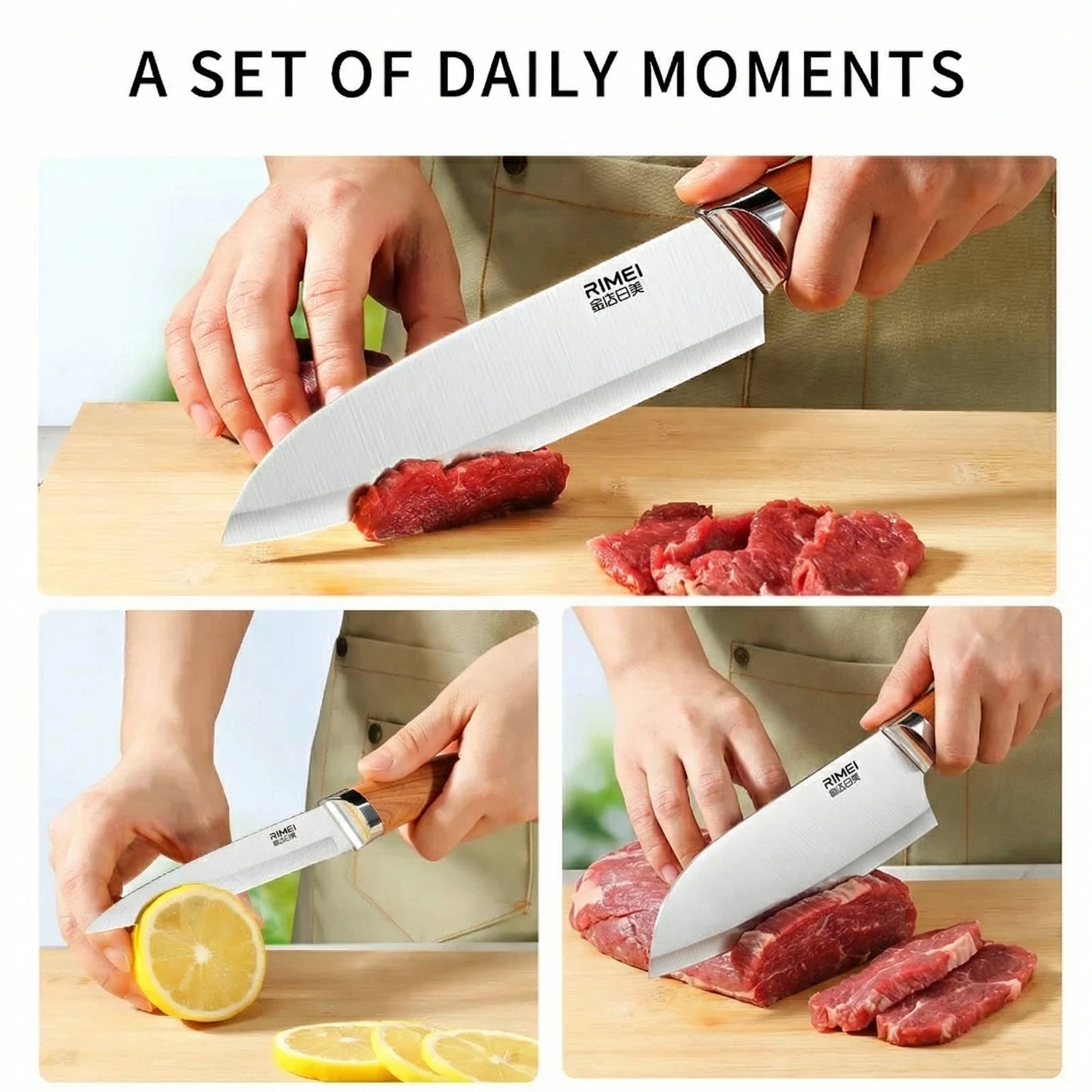 3-Piece Professional Kitchen Knife Set