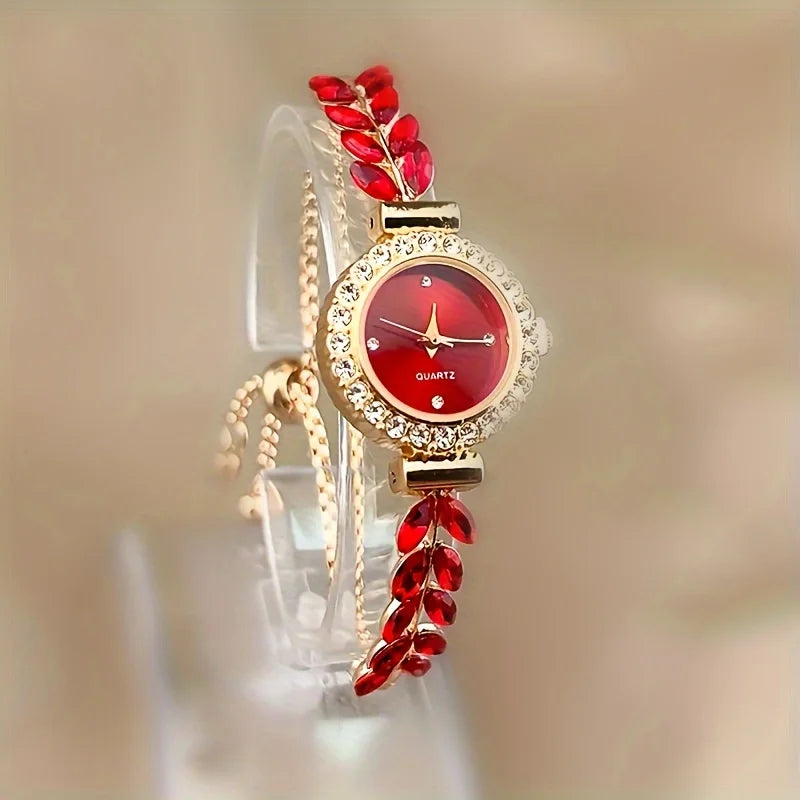 Luxury Water Diamond Quartz Bracelet Watch
