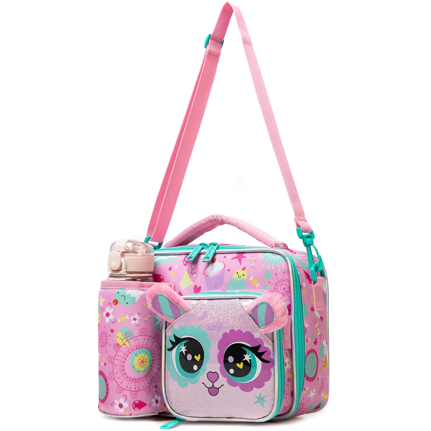 Cute Animal Kids Lunch Box Meal Bag Set