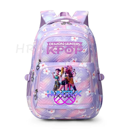 K-pop Demon Hunters Backpack Girls Boys Youth School Bags