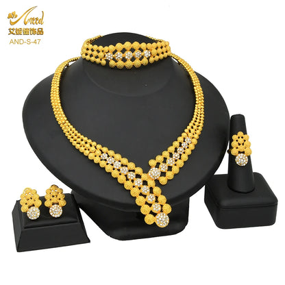 African Jewelry Big Necklace Jewelry Set