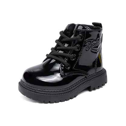 Waterproof PU Leather Toddler Boots