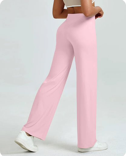 High Waisted Straight Leg Yoga Pants