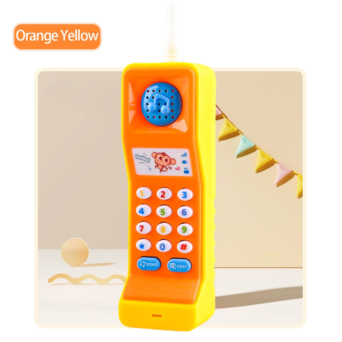 Mobile Phone Smart Phone Music Light Sound Pretend Play Baby Learning Smartphone Toy