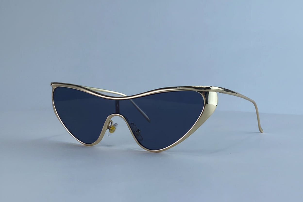Vintage Y2K Punk Cat Eye Luxury Sun Glasses