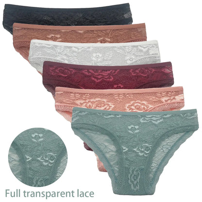 Cotton Briefs 5 PCS/SET Lace Seamless Panties Lingerie
