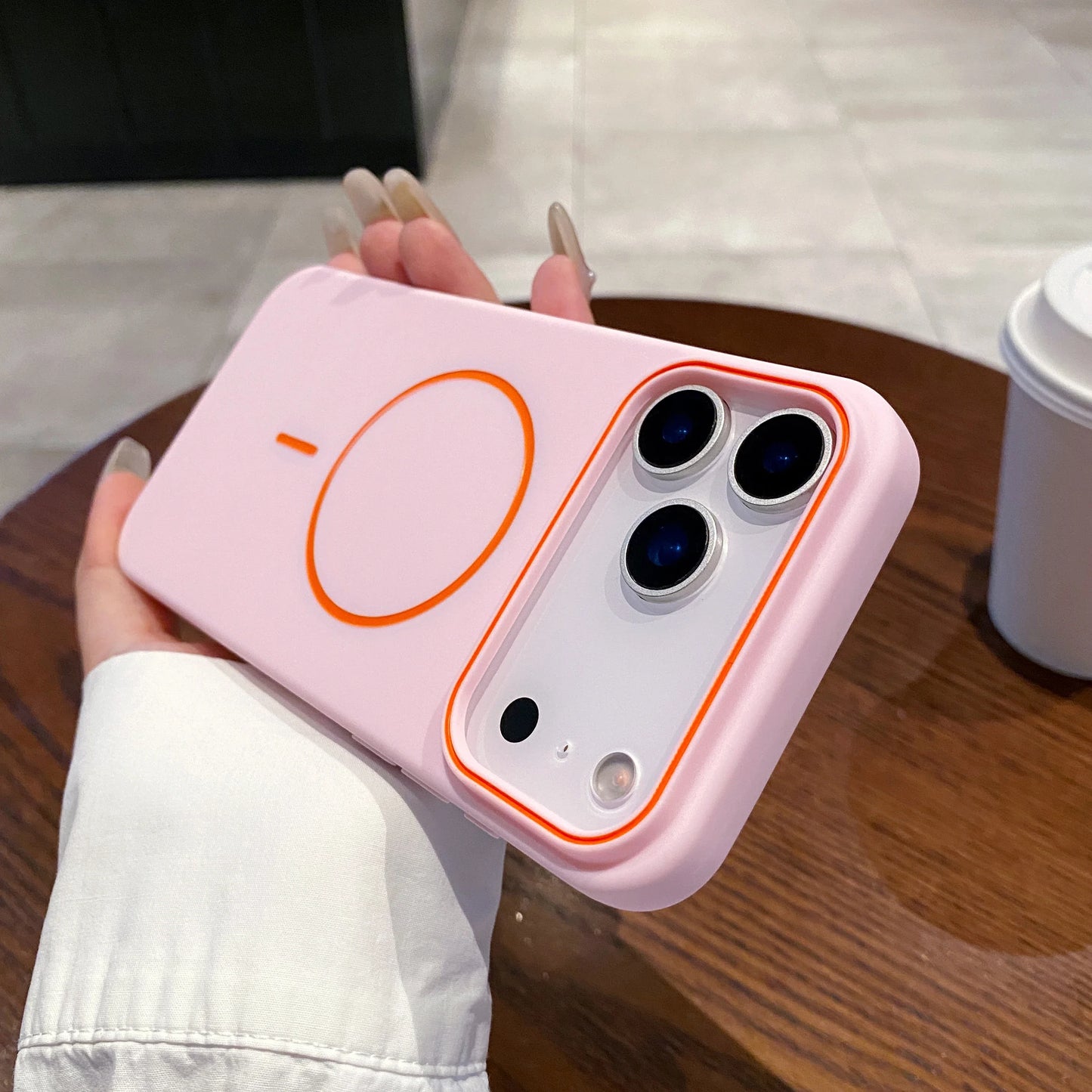 Luxury Magnetic Matte Soft iPhone Case Cover