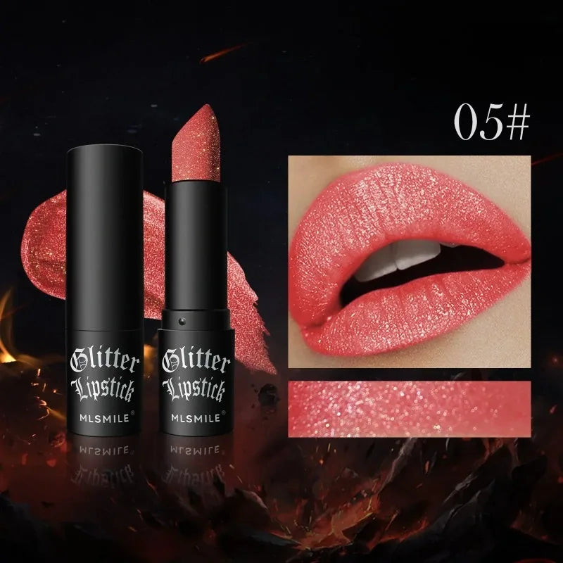 7 Colors Diamond Matte Lipstick Non-stick Cup Flash