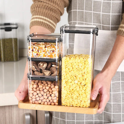 5Pcs Sets Sealed Jar Food Storage Box