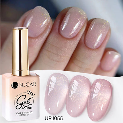 SUGAR Jelly Milky White Translucent Gel Polish