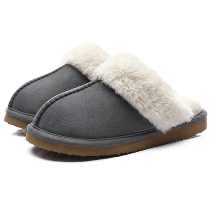 Crestar Winter Home Warm Comfortable Fur Slippers