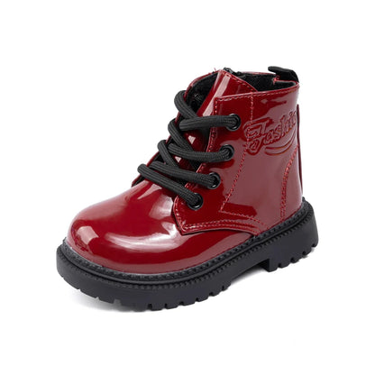 Waterproof PU Leather Toddler Boots