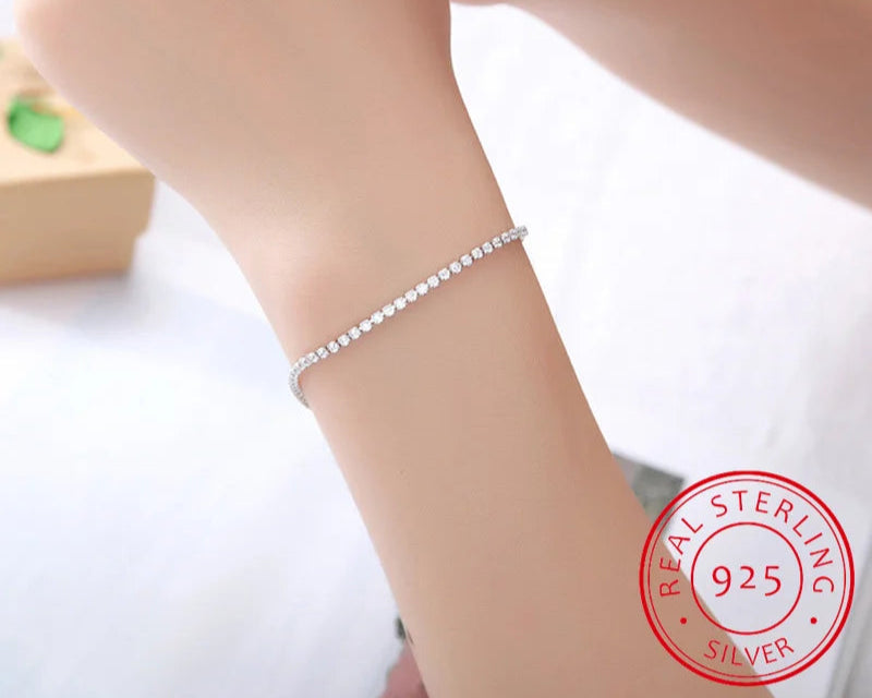 DANA 2mm Moissanite Tennis Bracelet
