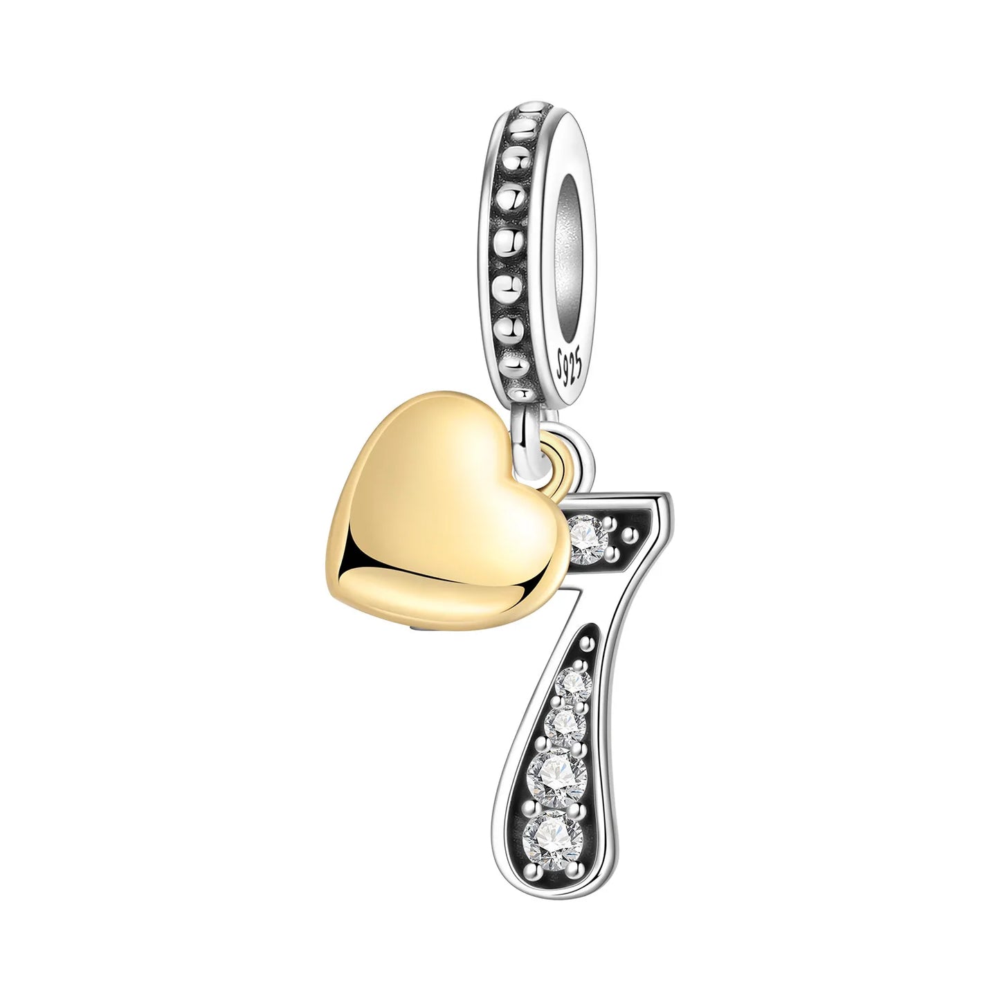 925 Sterling Silver Zircon Butterfly Letter Bracelet