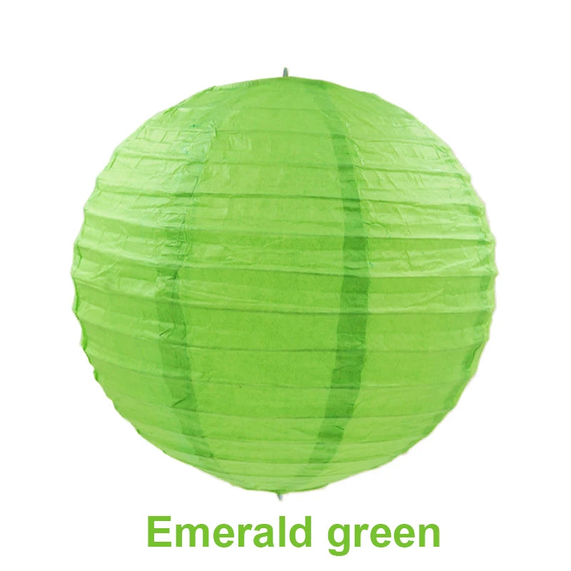 10/15/20/25/30cm Round Chinese Paper Lanterns Birthday Wedding Decor Gift