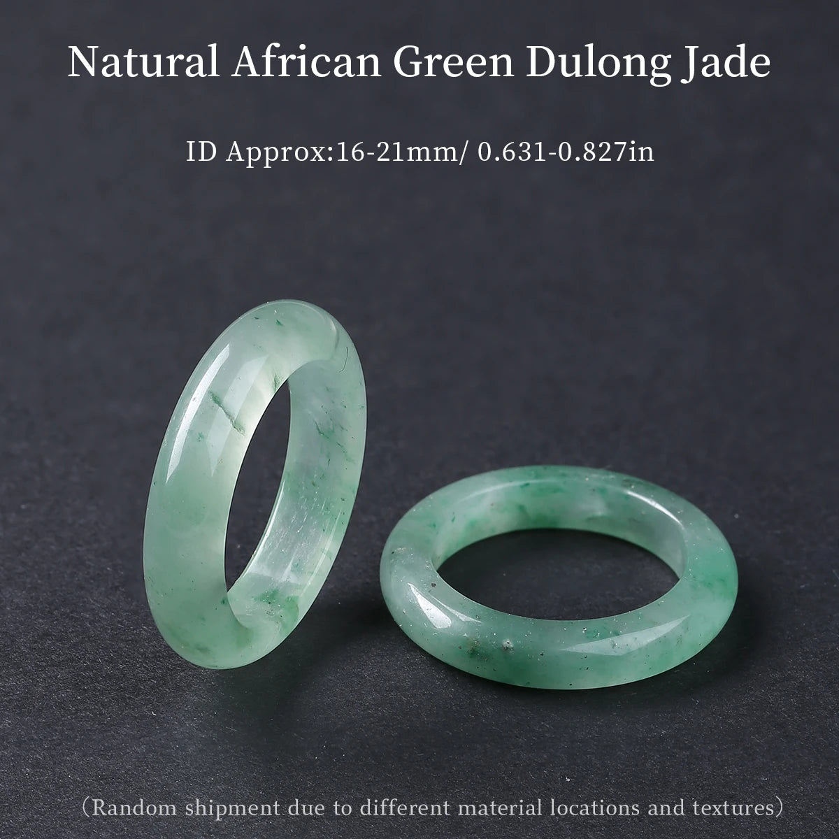 1 Pc Natural Crystal Stone Energy Healing Ring