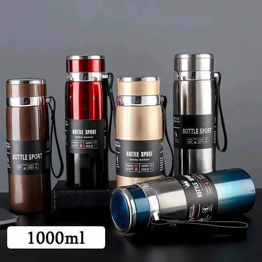 1L Thermal Water Stainless Steel Thermos Bottle