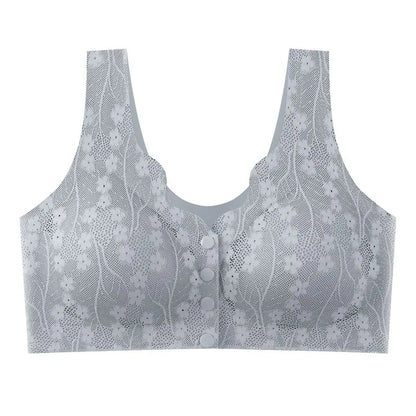 Mom Bra Large Size Front Buttons Bra