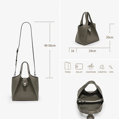 TOTE TRAVEL BAGS GENUINE LEATHER