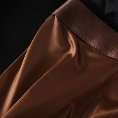 3PCS/Pack Luxury Ice Silk Satin Lingerie